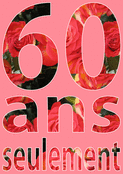 60 ans en beaut&eacute; avec des roses &eacute;clatantes